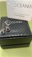 Orecchini Floriddia Gioielli Donna in Oro bianco Zaffiro 0.84 Ct 59250 ORECCHINI ZAFFIRO E BRILLANTI - 59250 ORECCHINI ZAFFIRO E BRILLANTI